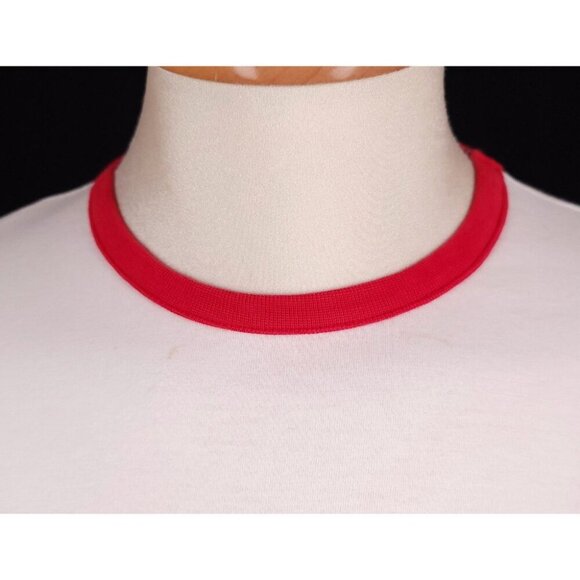 Sunnei Logo T-Shirt Size S Mens White Red $175 - Picture 5 of 16